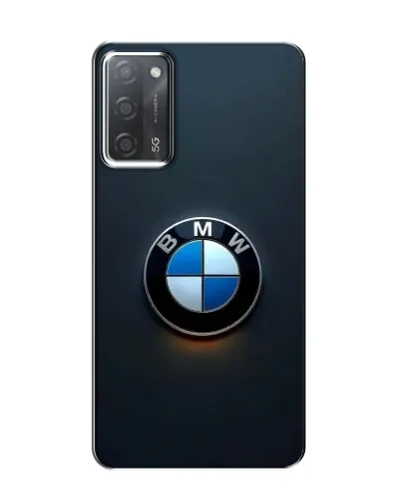Чехол для OPPO A55 с картинкой «Логотип BMW — минимализм»