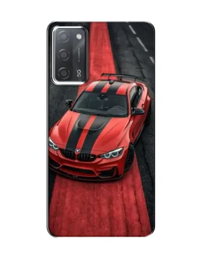 Чехол для OPPO A55 с картинкой «BMW на красной дорожке»