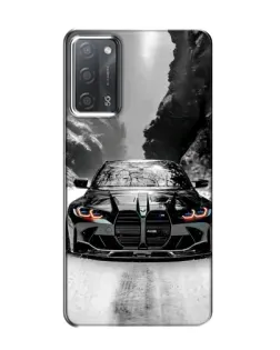 Чехол для OPPO A55 с картинкой «BMW — акварельный дрифт»