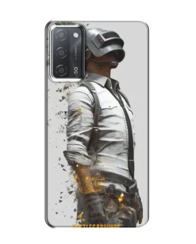 Чехол для OPPO A55 с картинкой «PUBG — боец в пыли»