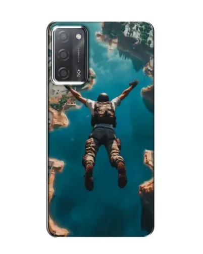 Чехол для OPPO A55 с картинкой «PUBG — свободное падение»