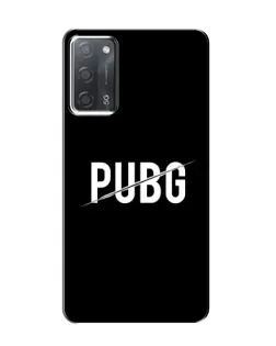 Чехол для OPPO A55 с картинкой «PUBG — белый логотип»