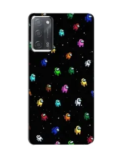 Чехол для OPPO A55 с картинкой «Экипаж Among Us»