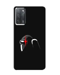 Чехол для OPPO A55 с картинкой «Among Us шлем»