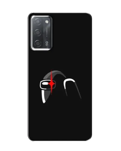 Чехол для OPPO A55 с картинкой «Among Us шлем» Чехол для OPPO A55 с картинкой «Among Us шлем»