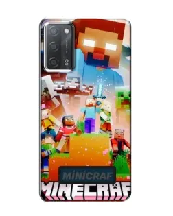 Чохол для OPPO A55 з картинкою «Minecraft герої гри» Чохол для OPPO A55 з картинкою «Minecraft герої гри»