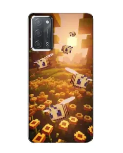 Чехол для OPPO A55 с картинкой «Поле подсолнухов»
