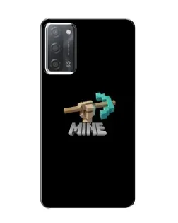 Чехол для OPPO A55 с картинкой «Алмазная кирка»