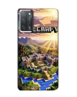 Чехол для OPPO A55 с картинкой «Minecraft панорама»