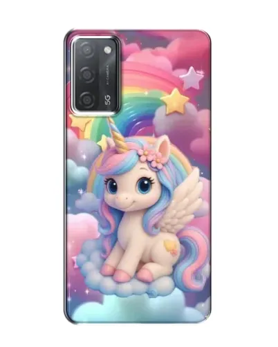 Чехол для OPPO A55 с картинкой «Маленький единорог»