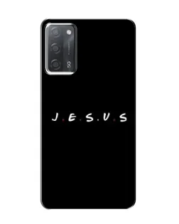Чехол для OPPO A55 с картинкой «Точки веры J.E.S.U.S.»