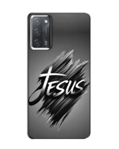 Чехол для OPPO A55 с картинкой «Надпись Jesus Graffiti» Чехол для OPPO A55 с картинкой «Надпись Jesus Graffiti»