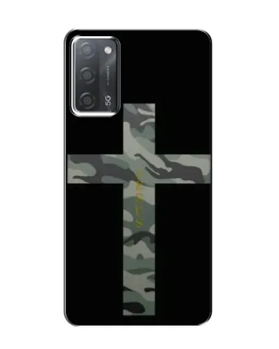 Чехол для OPPO A55 с картинкой «Милитари Крест» Чехол для OPPO A55 с картинкой «Милитари Крест»