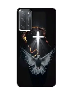 Чехол для OPPO A55 с картинкой «Голубь и Свет»