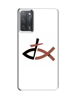 Чехол для OPPO A55 с картинкой «Рыба и крест»