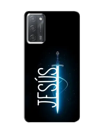 Чехол для OPPO A55 с картинкой «Меч Духа Jesus» Чехол для OPPO A55 с картинкой «Меч Духа Jesus»