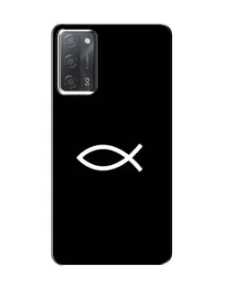 Чехол для OPPO A55 с картинкой «Символ рыбы Jesus» Чехол для OPPO A55 с картинкой «Символ рыбы Jesus»