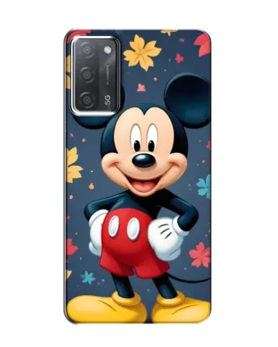 Чехол для OPPO A55 с картинкой «Осенний Mickey Mouse»