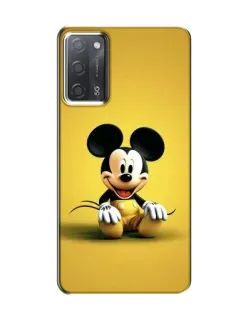 Чехол для OPPO A55 с картинкой «Микки на желтом»