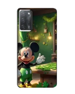 Чехол для OPPO A55 с картинкой «Микки в мастерской»