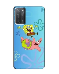 Чехол для OPPO A55 с картинкой «Спанч Боб и Патрик»