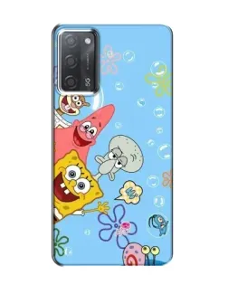 Чехол для OPPO A55 с картинкой «Веселые пузырьки»