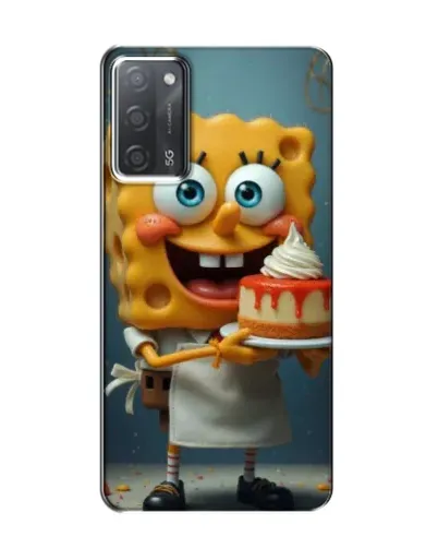Чехол для OPPO A55 с картинкой «Повар Спанч Боб»