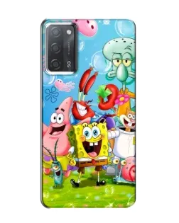 Чехол для OPPO A55 с картинкой «Губка Боб и друзья» Чехол для OPPO A55 с картинкой «Губка Боб и друзья»