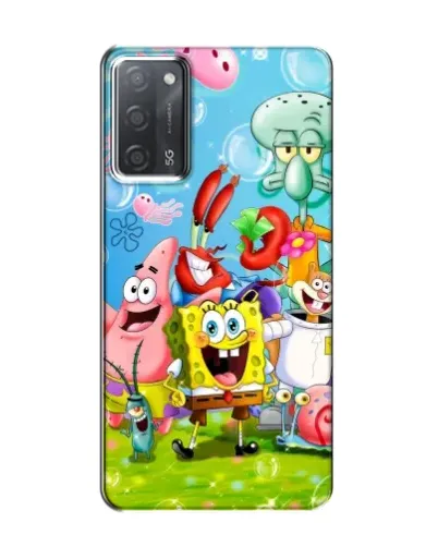 Чехол для OPPO A55 с картинкой «Губка Боб и друзья» Чехол для OPPO A55 с картинкой «Губка Боб и друзья»
