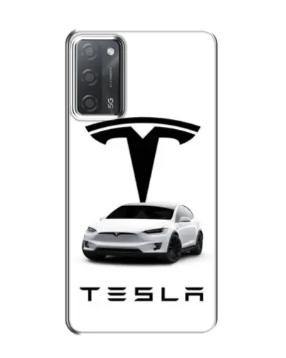Чехол для OPPO A55 с картинкой «Tesla White Style»