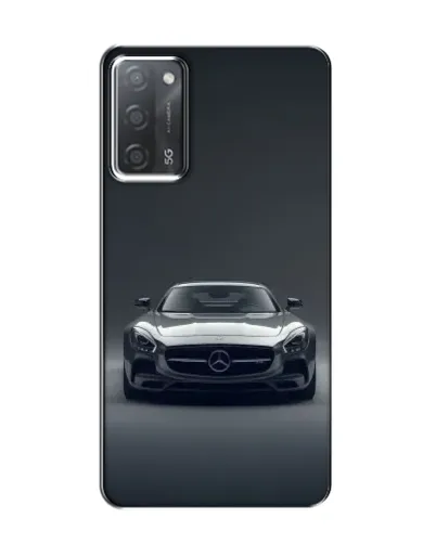 Чехол для OPPO A55 с картинкой «Mercedes на черном»