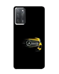Чехол для OPPO A55 с картинкой «Mercedes — ретро стиль»