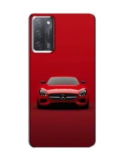 Чехол для OPPO A55 с картинкой «Красный Mercedes AMG»