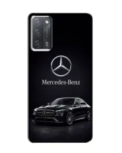 Чехол для OPPO A55 с картинкой «Mercedes — решетка радиатора»
