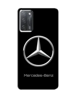 Чехол для OPPO A55 с картинкой «Mercedes Silver Logo»