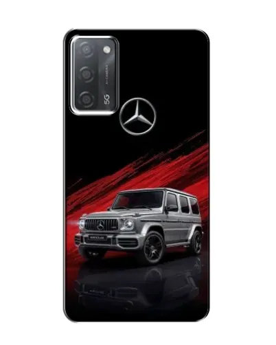 Чехол для OPPO A55 с картинкой «Mercedes G-Class красный»