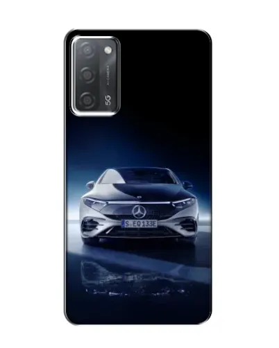 Чехол для OPPO A55 с картинкой «Ночной Mercedes EQ»