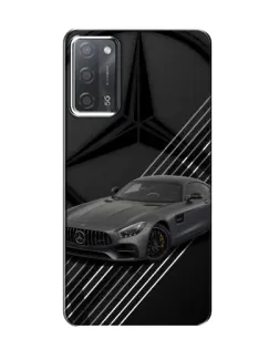 Чехол для OPPO A55 с картинкой «Mercedes AMG — графика»