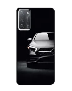 Чехол для OPPO A55 с картинкой «Свет фар Mercedes»
