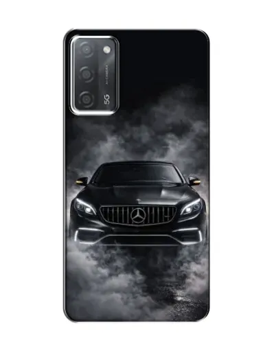 Чехол для OPPO A55 с картинкой «Mercedes в дыму»