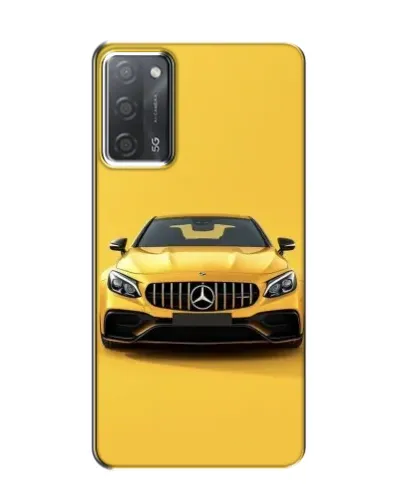 Чехол для OPPO A55 с картинкой «Желтый Mercedes GT»
