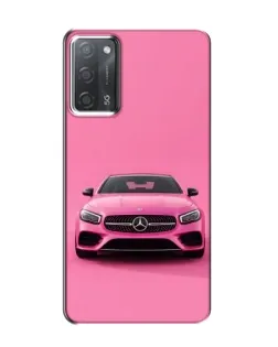 Чехол для OPPO A55 с картинкой «Розовый Mercedes AMG»