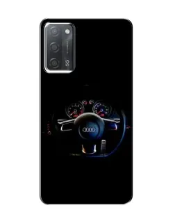 Чехол для OPPO A55 с картинкой «Салон Audi — руль» Чехол для OPPO A55 с картинкой «Салон Audi — руль»