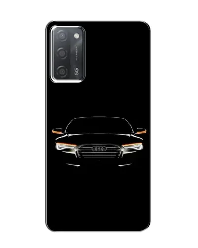 Чехол для OPPO A55 с картинкой «Audi — ночной контур»