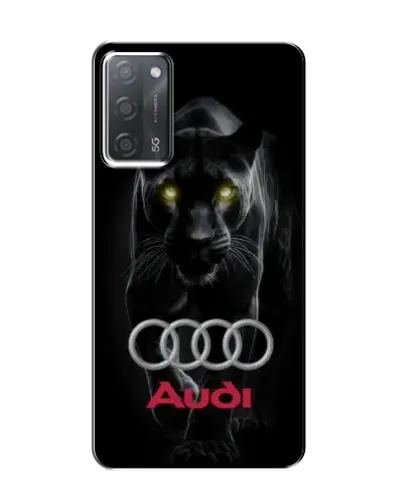 Чехол для OPPO A55 с картинкой «Пантера и Audi»