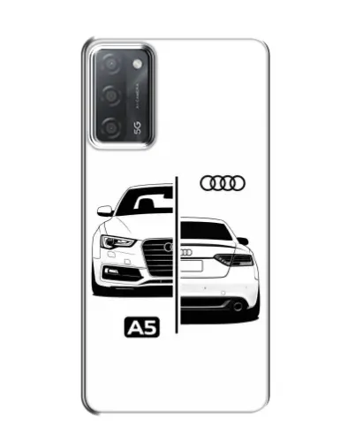 Чехол для OPPO A55 с картинкой «Audi — контрастный дизайн»