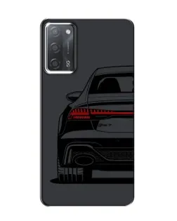 Чехол для OPPO A55 с картинкой «Задняя часть Audi — арт»