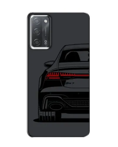 Чехол для OPPO A55 с картинкой «Задняя часть Audi — арт»