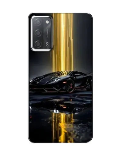 Чехол для OPPO A55 с картинкой «Ночной Lamborghini драйв»