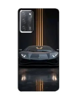 Чехол для OPPO A55 с картинкой «Lamborghini золотые линии» Чехол для OPPO A55 с картинкой «Lamborghini золотые линии»